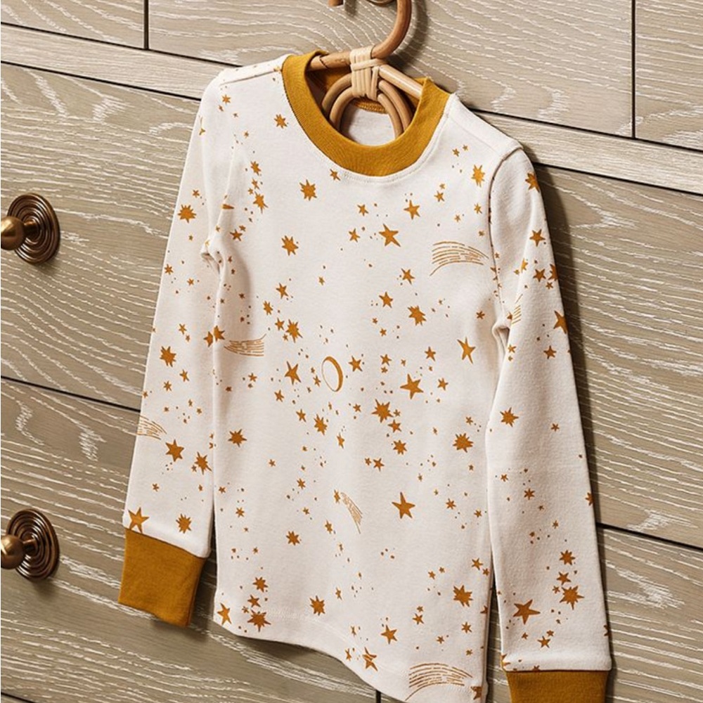 Joseph Altuzarra Organic Moon & Stars Toddler Pajamas size 3T West Elm
